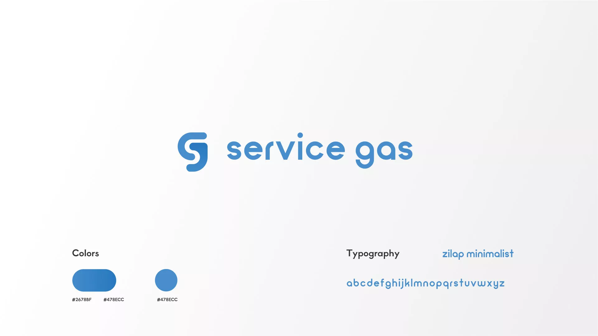 Разработка логотипа газовой компании «Сервис газ» в Калининске