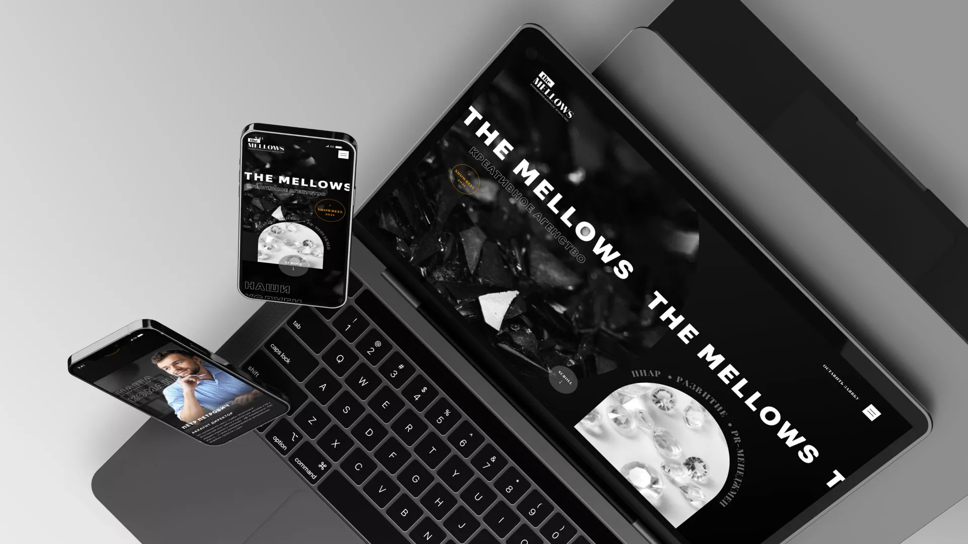Разработка сайта креативного агентства «The Mellows» в Калининске