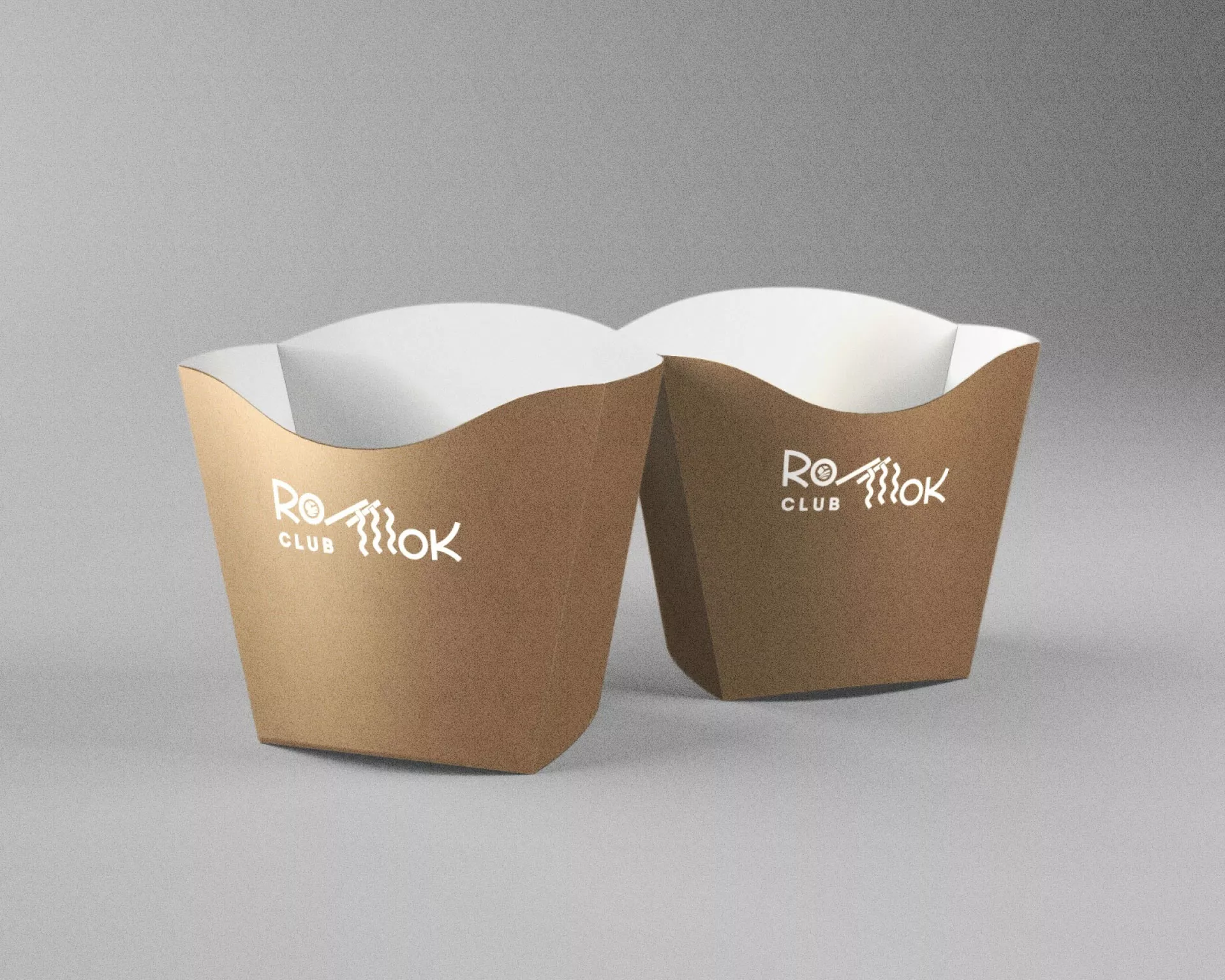 Создание дизайна упаковки суши-бара «Roll Wok Club» в Калининске