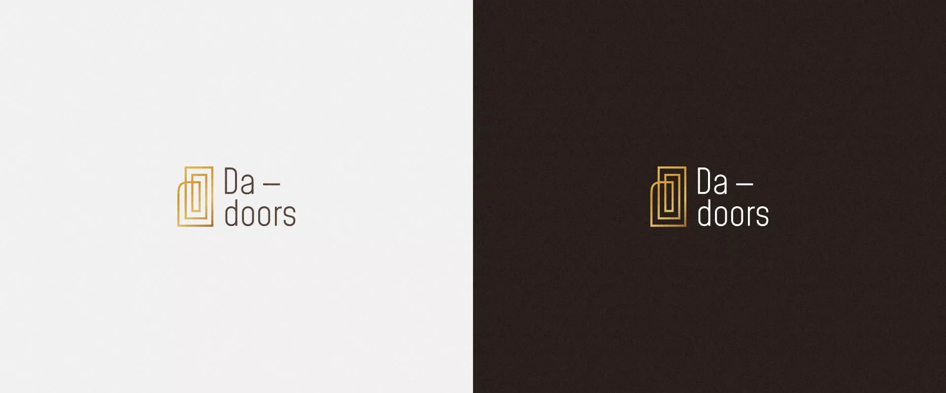 Разработка логотипа для компании «DA-DOORS» в Калининске